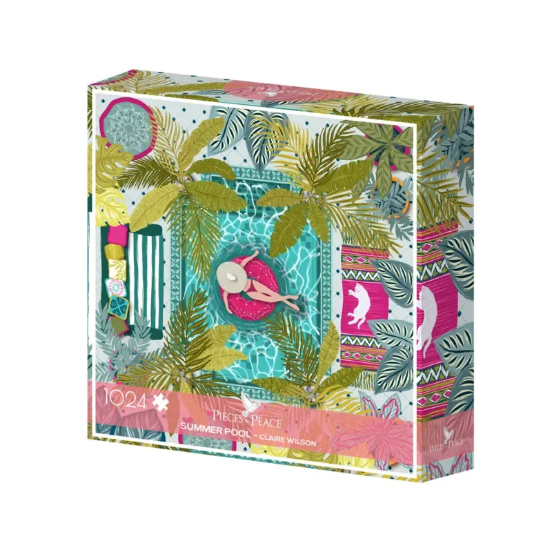 Puzzle Summer Pool - 1000 pièces from Pieces & Peace – box 2 of 2