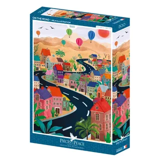 Puzzle Sur la Route - 500 à 999 pièces de Pieces & Peace – boîte 2 sur 2