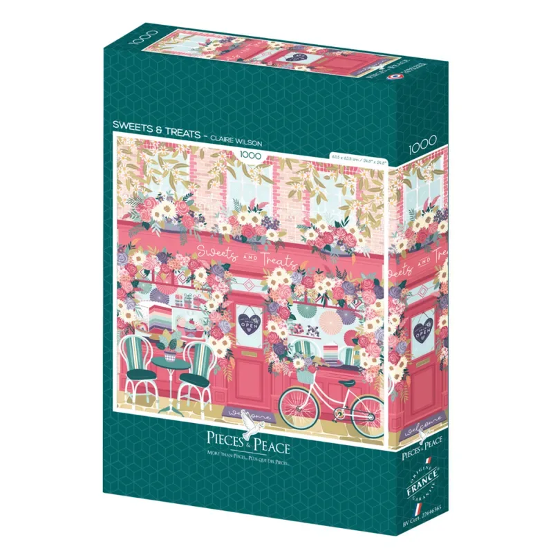 Puzzle Sweets & Treats - 1000 pièces van Pieces & Peace – doos 2 van 2