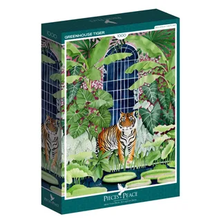 Puzzle Tigre des Serres - 1000 pièces van Pieces & Peace – doos 2 van 2