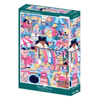 Puzzle Vide-Grenier - 1000 pièces van Pieces & Peace – doos 2 van 2