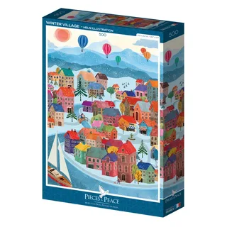 Puzzle Village d'Hiver - 500 à 999 pièces from Pieces & Peace – box 2 of 2