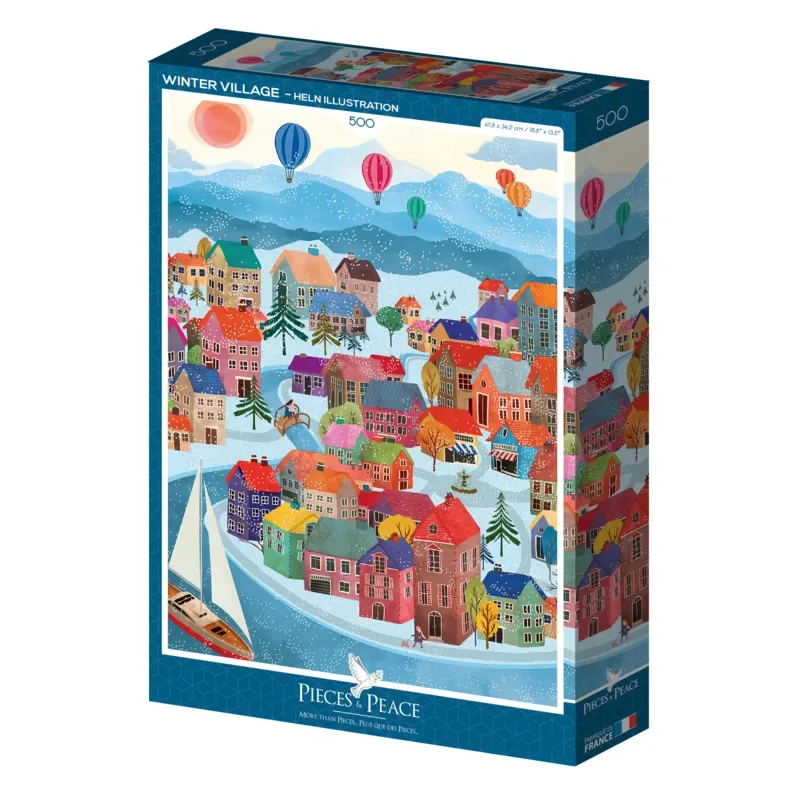 Puzzle Village d'Hiver - 500 à 999 pièces from Pieces & Peace – box 2 of 2
