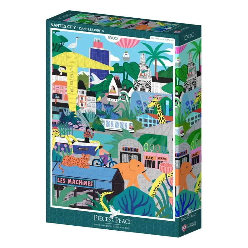 Puzzle Ville de Nantes - 1000 pièces from Pieces & Peace – box 2 of 2