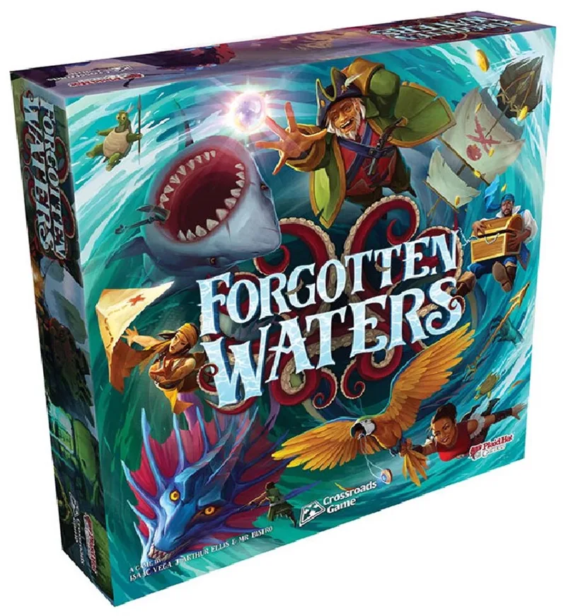 Forgotten Waters, A Crossroads Game von Plaid Hat Games – Schachtel