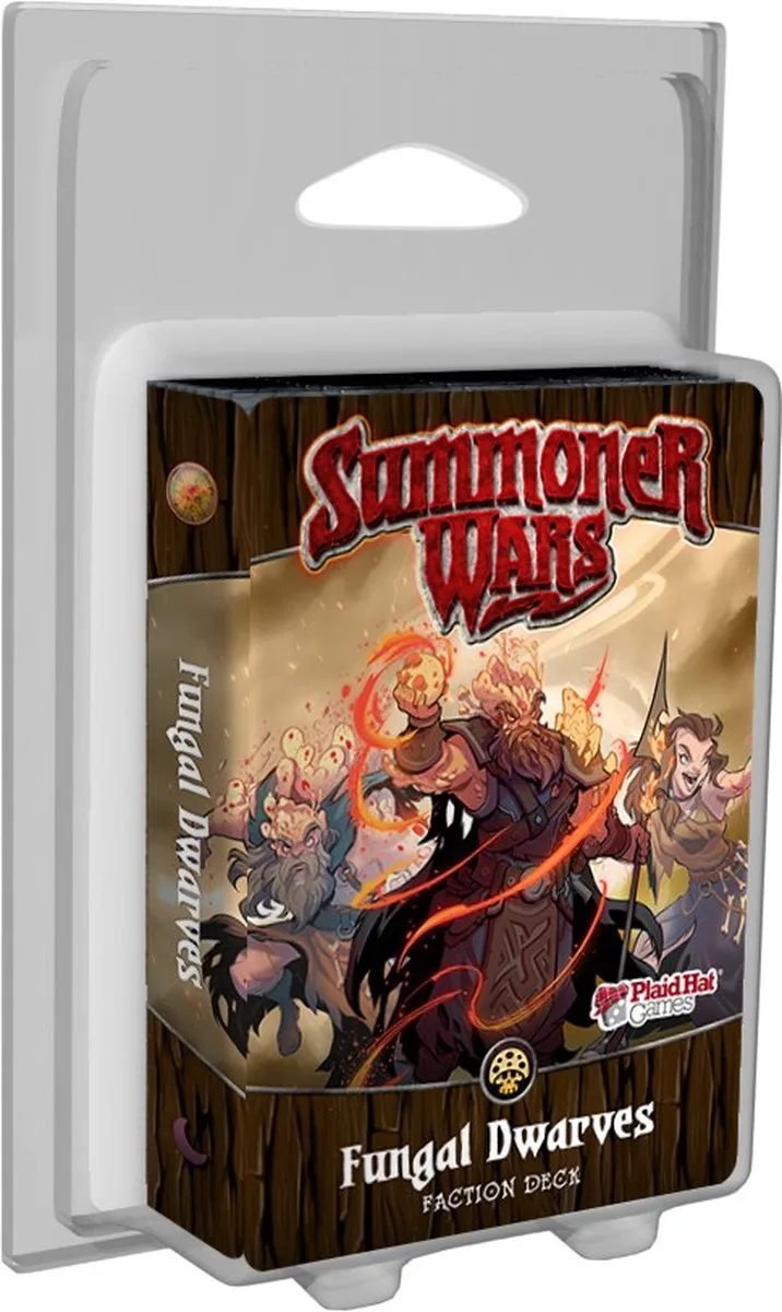 Summoner Wars: Fungal Dwarves - Faction Deck - Uitbreiding - Kaartspel - Engelstalig - Plaid Hat Games from Plaid Hat Games – box
