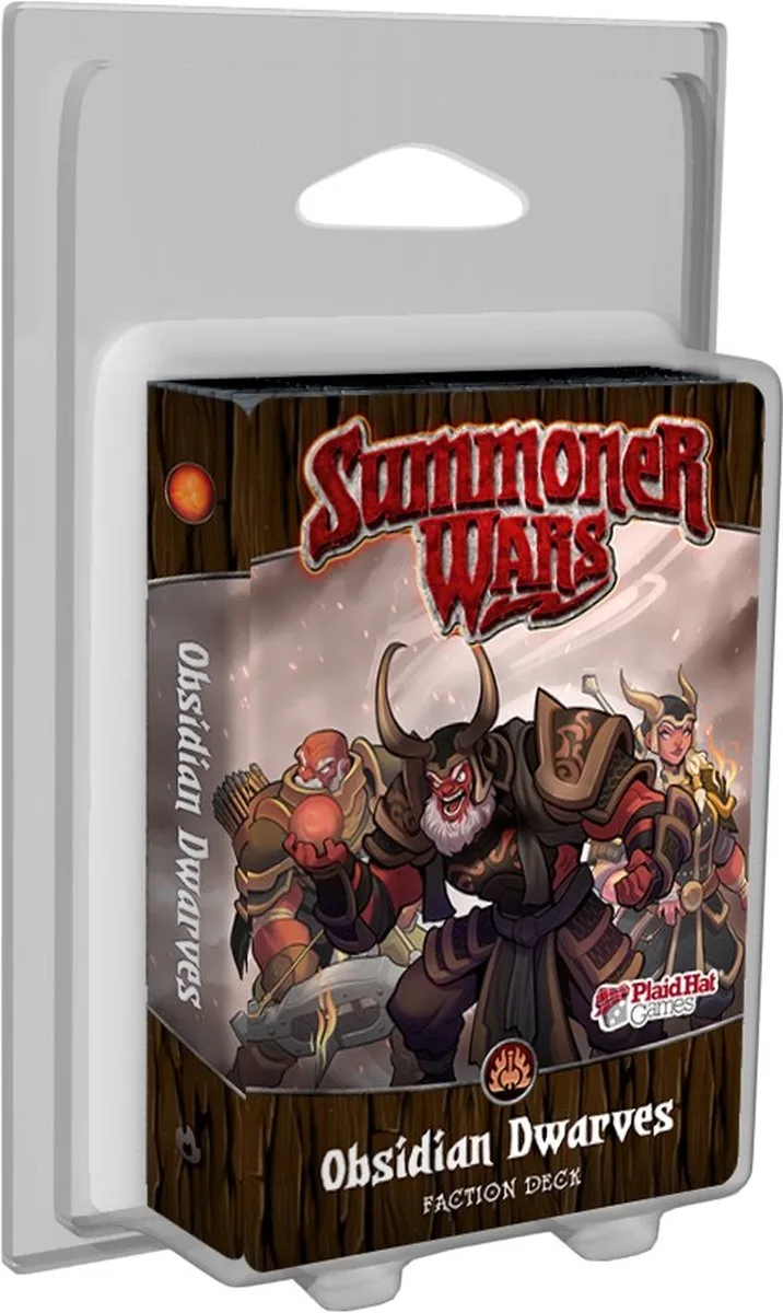 Summoner Wars: Obsidian Dwarves - Faction Deck - Uitbreiding - Kaartspel - Engelstalig - Plaid Hat Games fra Plaid Hat Games – æske