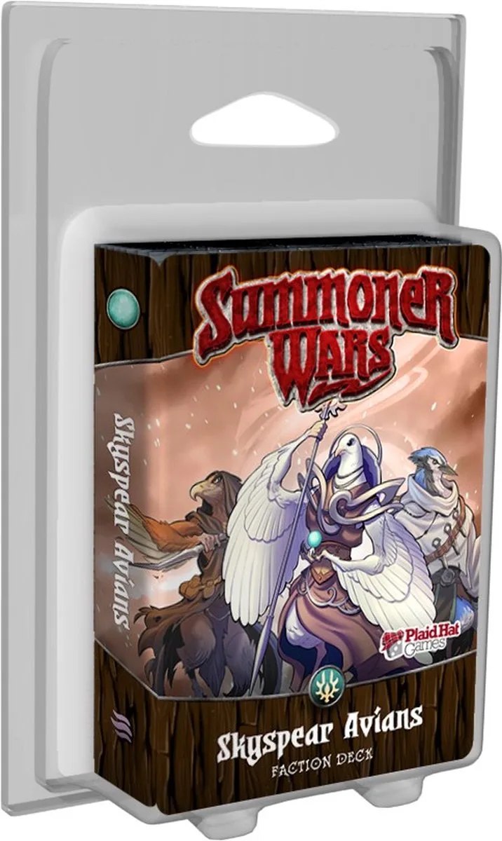 Summoner Wars: Skyspear Avians - Faction Deck - Uitbreiding - Kaartspel - Engelstalig - Plaid Hat Games fra Plaid Hat Games – æske