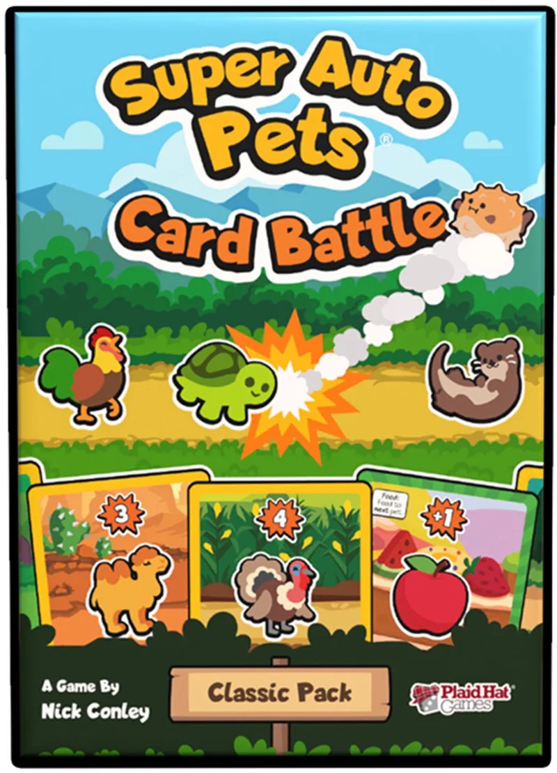 Super Auto Pets Card Battle Classic - kaartspel - Engels de Plaid Hat Games – boîte