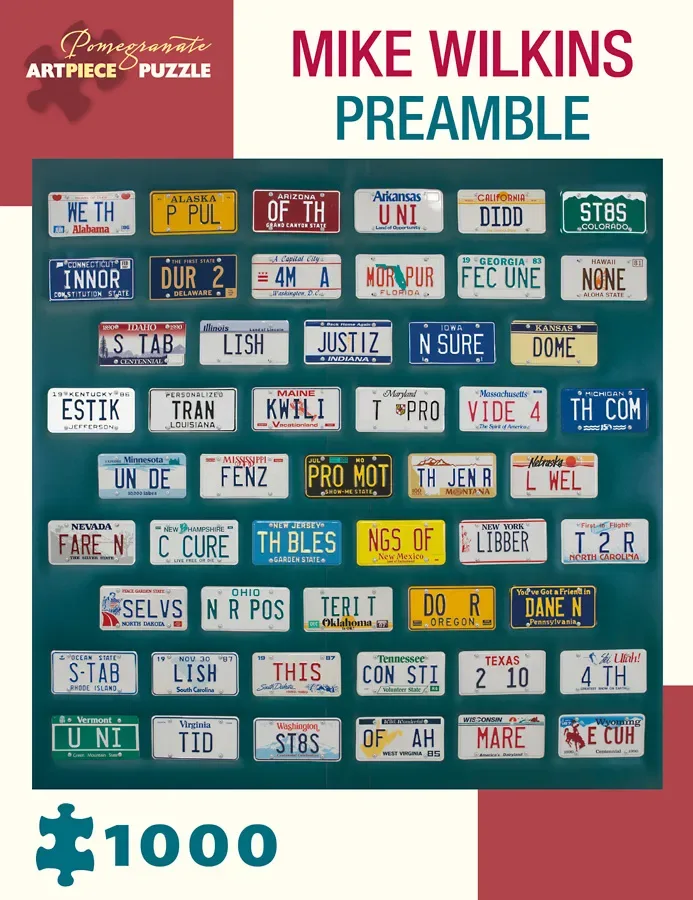 Puzzle Mike Wilkins - Preamble - 1000 pièces fra Pomegranate – æske