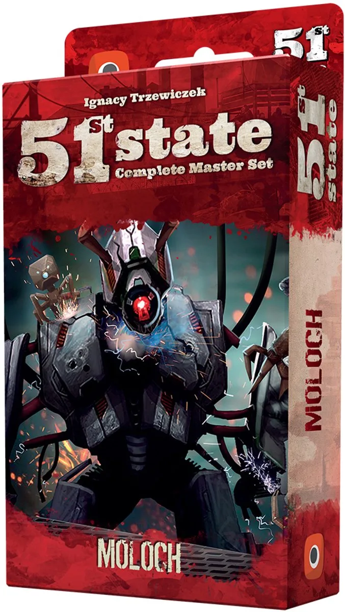 51st State Master Set Moloch - Uitbreiding - Engels from Portal Games – box