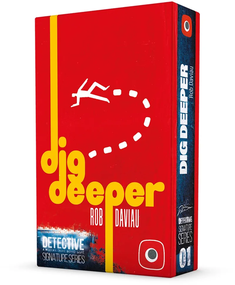 Detective Dig Deeper - Kaartspel - Engels van Portal Games – doos