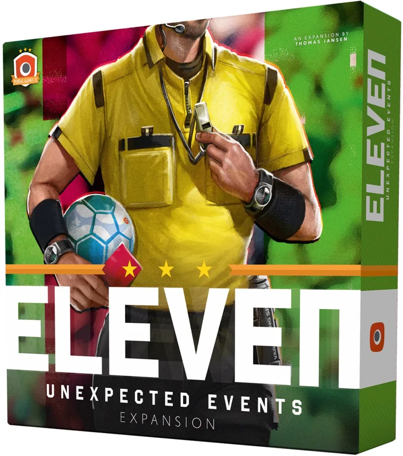 Eleven: Unexpected Events Expansion - Nieuwe mechanieken von Portal Games – Schachtel