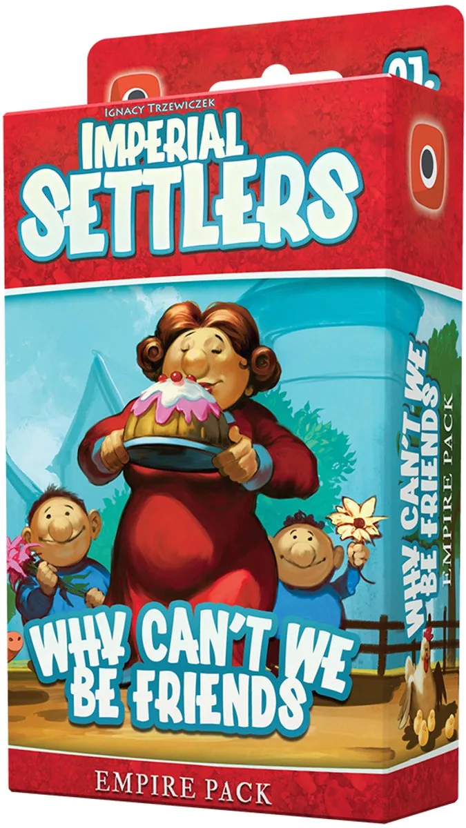 Imperial Settlers: Why can't we be friends - Uitbreiding - Engels von Portal Games – Schachtel