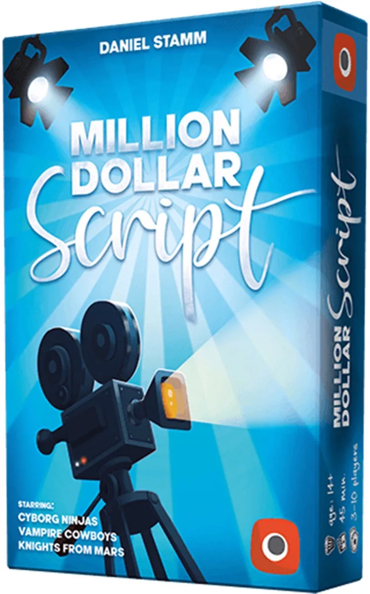 Milion Dollar Script - kaartspel - Engels from Portal Games – box