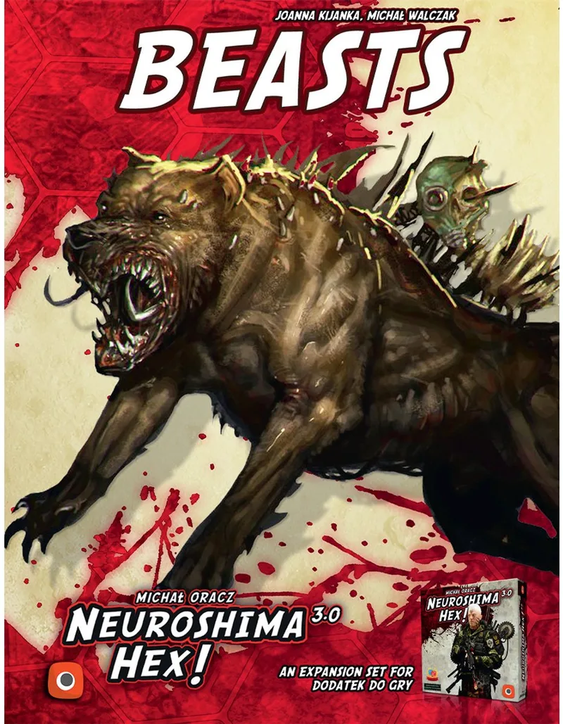 Neuroshima HEX 3.0 Beasts - Uitbreiding - Engels from Portal Games – box