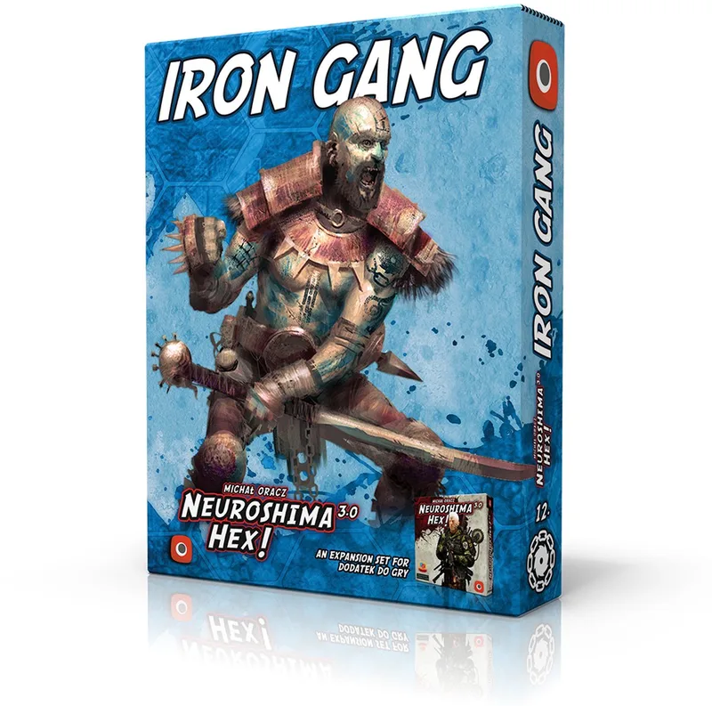 Neuroshima HEX 3.0 Iron Gang - Bordspel Uitbreiding - EN/PL van Portal Games – doos