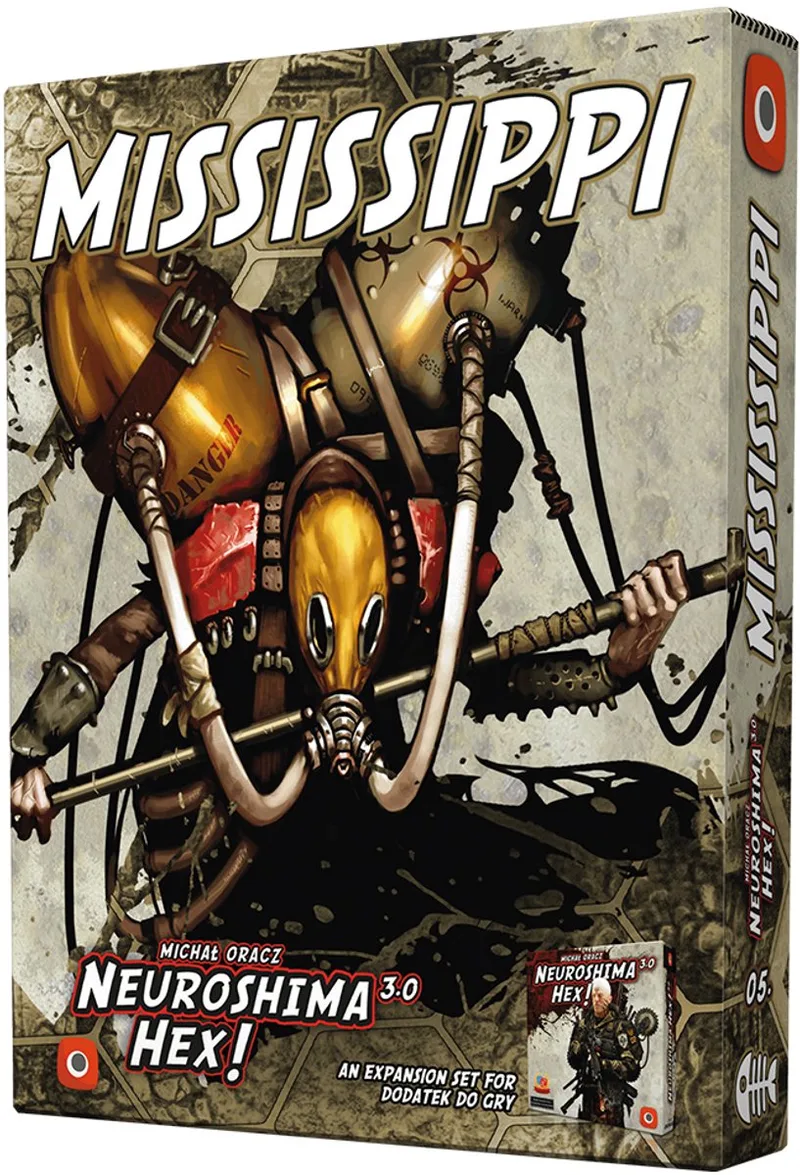 Neuroshima HEX 3.0 Missisipi - Uitbreiding - Engels van Portal Games – doos