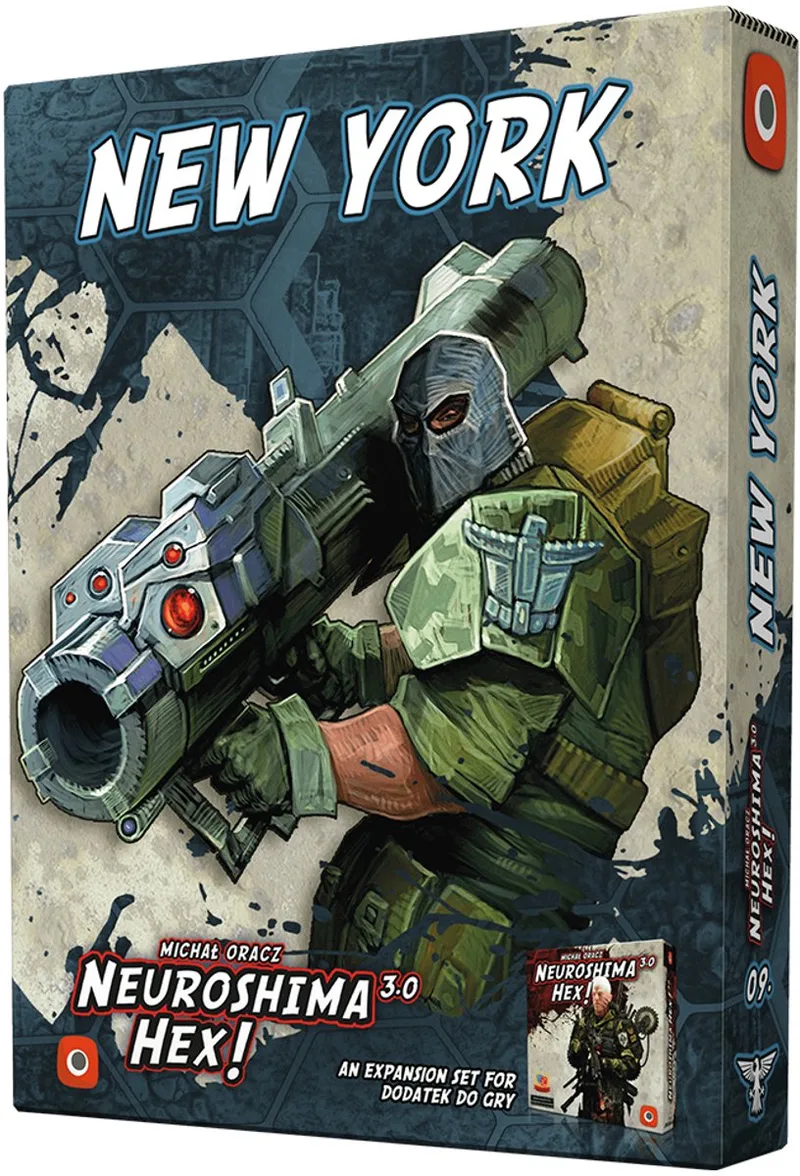 Neuroshima HEX 3.0 New York - Bordspel uitbreiding - Engels von Portal Games – Schachtel