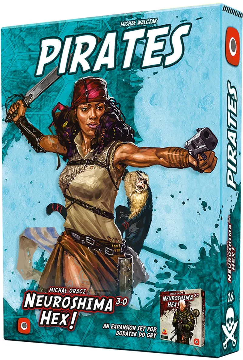 Neuroshima HEX 3.0 Pirates - Bordspel Uitbreiding - Engels from Portal Games – box