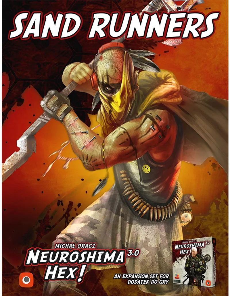 Neuroshima Hex 3.0 Sand Runners - Uitbreiding - Engels van Portal Games – doos