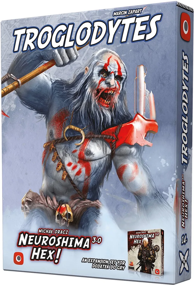 Neuroshima HEX 3.0 Troglodytes - Bordspel uitbreiding - EN/PL von Portal Games – Schachtel