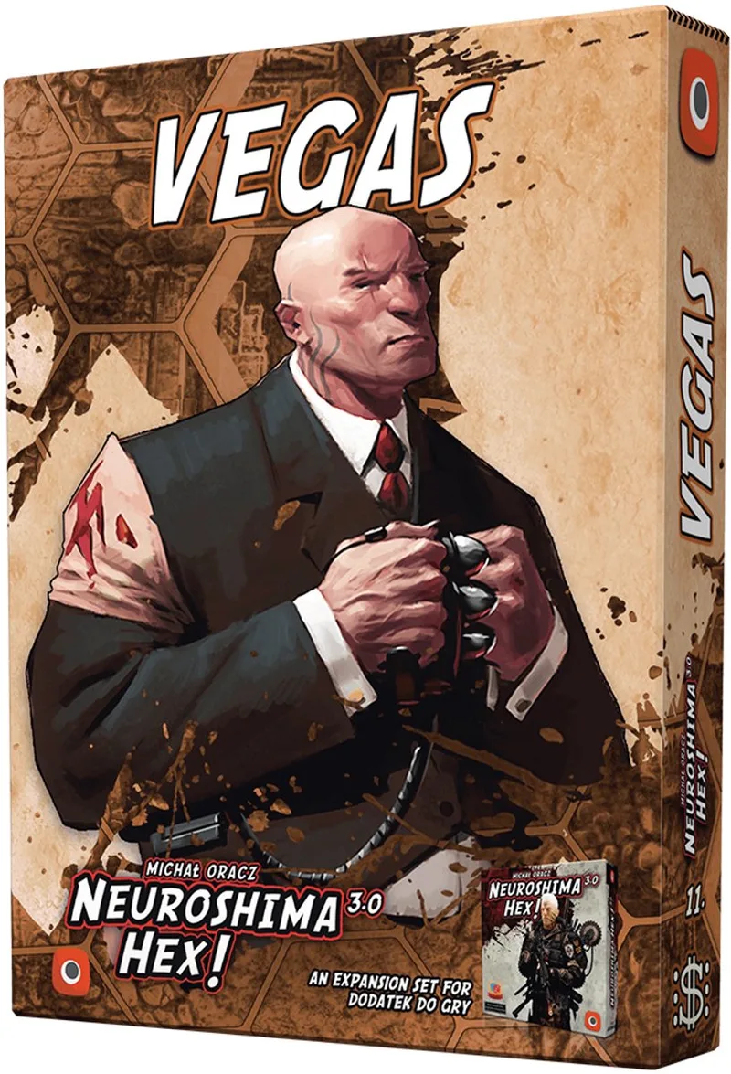 Neuroshima HEX 3.0 Vegas - Bordspel Uitbreiding - Engels from Portal Games – box