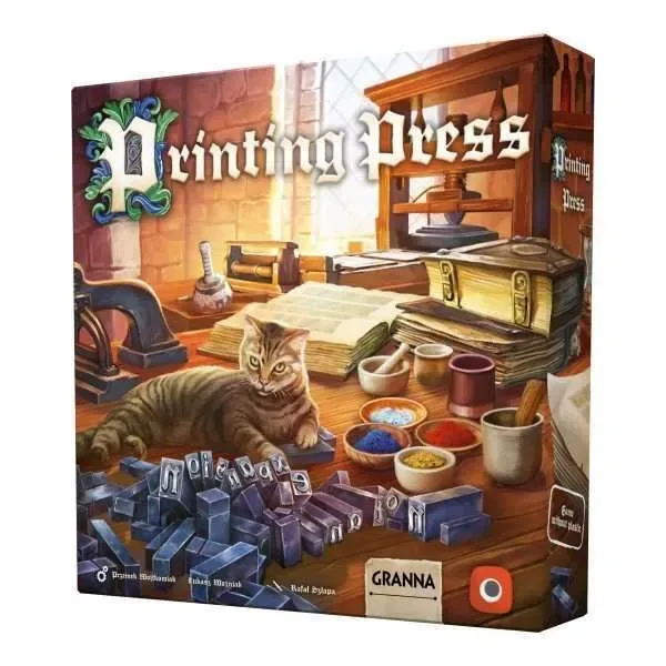 Printing Press fra Portal Games – æske