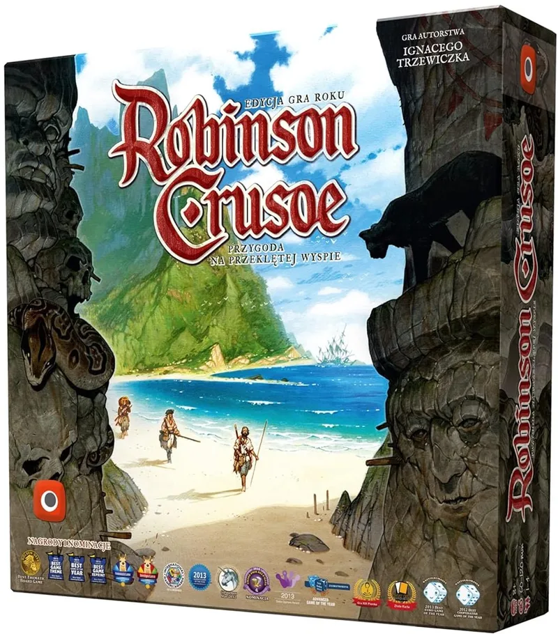 Robinson Crusoe Przygoda na przeklętej wyspie from Portal Games – box