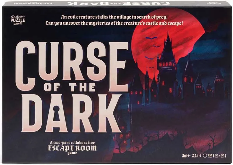 Curse of the Dark - Escape Room Spel (ENG) von Professor Puzzle – Schachtel