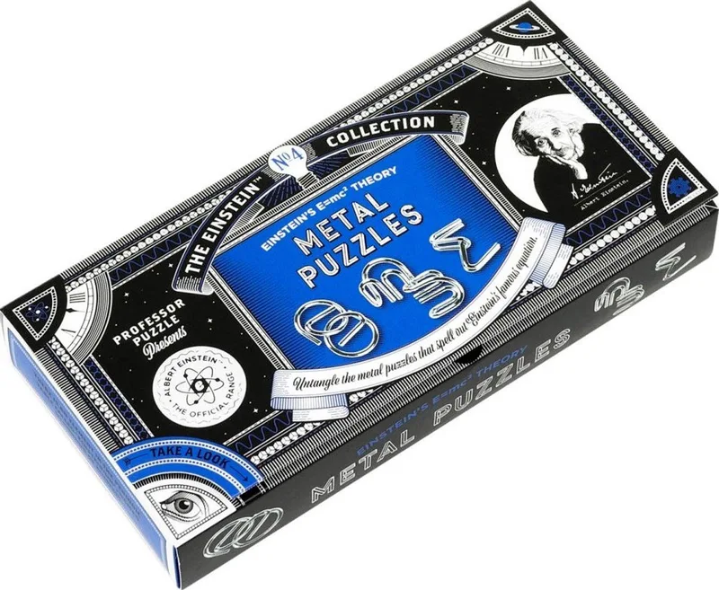 Einstein's E=mc2 puzzels (set van 3) van Professor Puzzle – doos