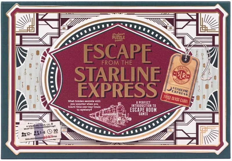 Escape from the Starline Express - Escape Room Spellen (ENG) from Professor Puzzle – box