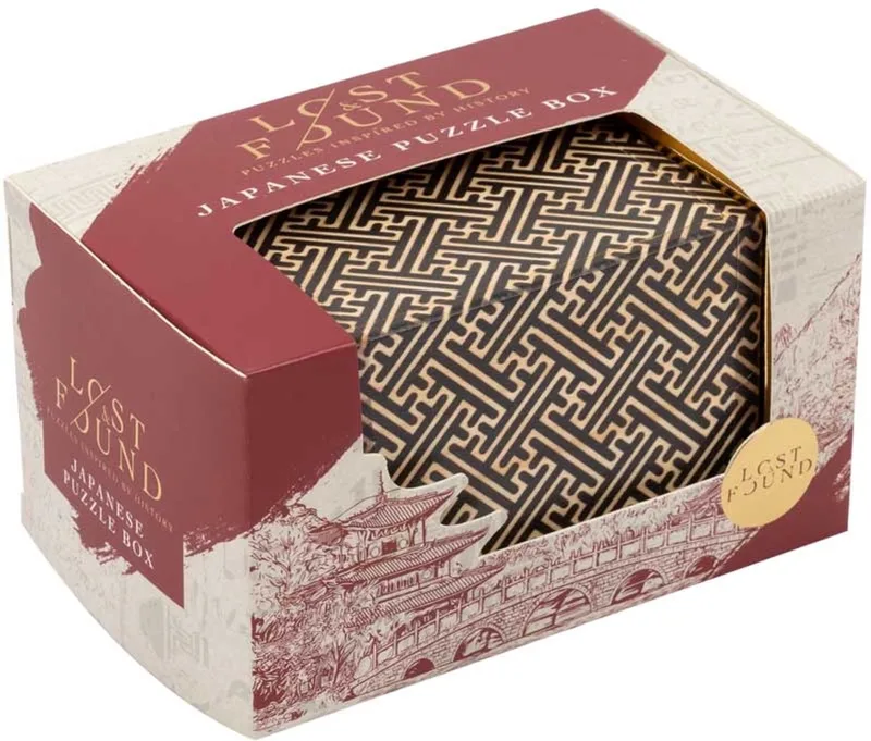 Lost and Found puzzelbox Japanse stijl - breinbreker cadeau. van Professor Puzzle, editie Meerkleurig – doos