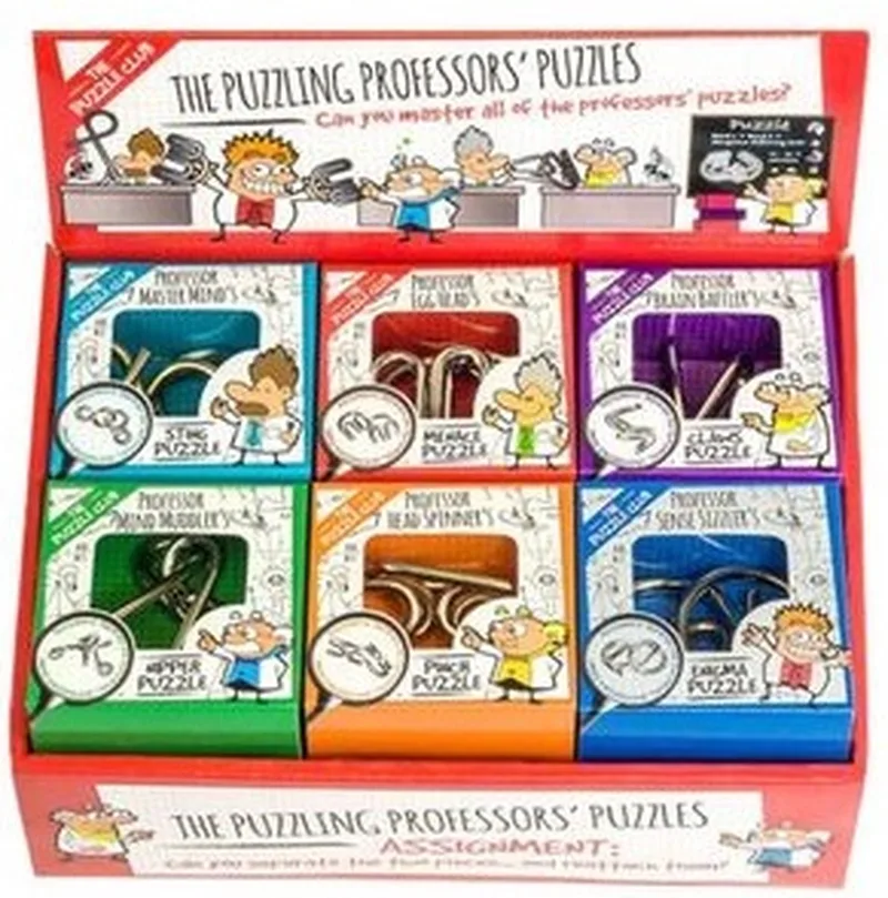 Professor Puzzle's breinkrakers sextet (set van 6) from Professor Puzzle – box