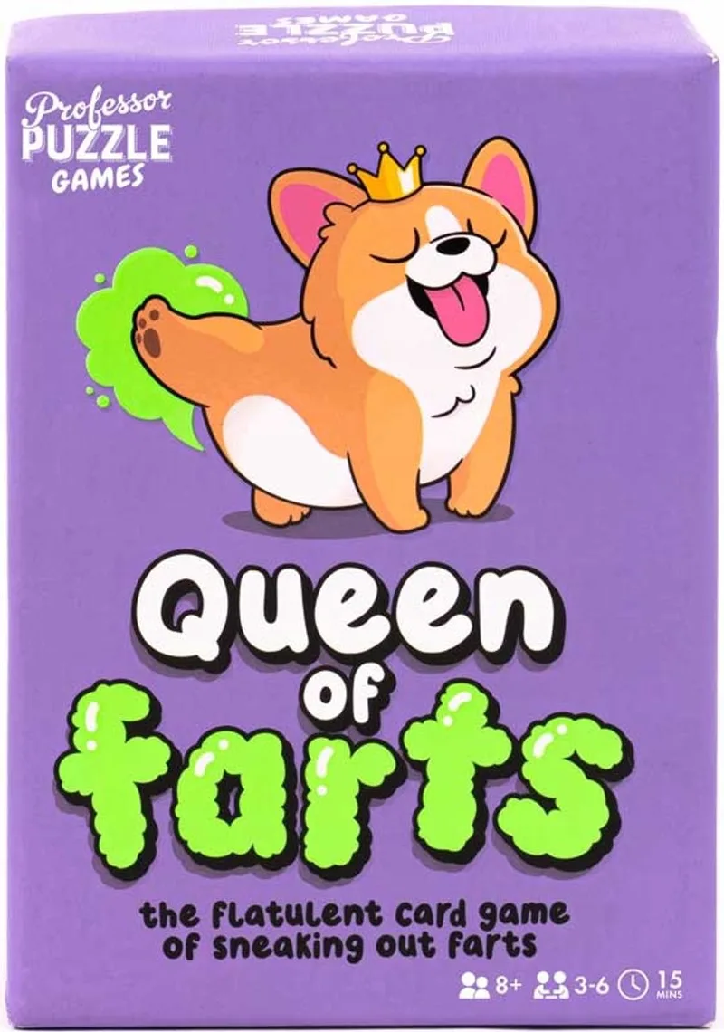 Queen of Farts Kaartspel - EN van Professor Puzzle – doos
