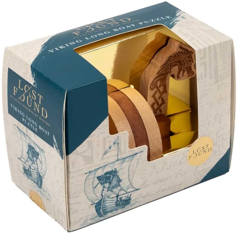 Viking Long Boat Puzzle. from Professor Puzzle, Multicolour edition – box
