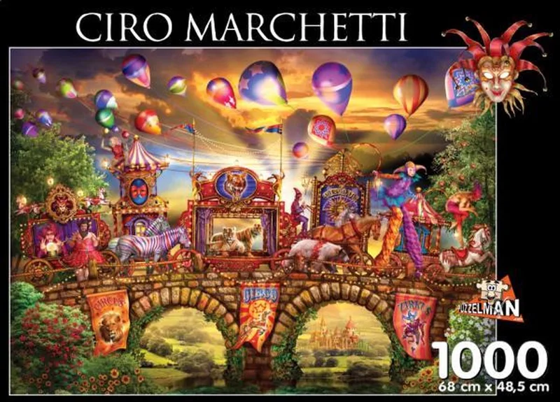 Carnivalle Parade - Ciro Marchetti (1000) de Puzzelman, édition Multicolore – boîte