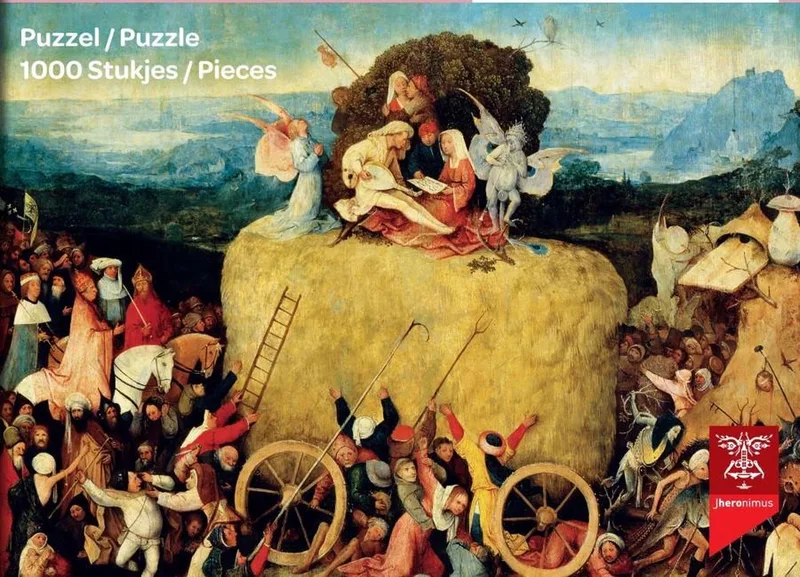 De Hooiwagen - Jheronimus Bosch (Bosch500) (1000) från Puzzelman, utgåva Flerfärgad – kartong