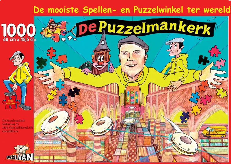 De puzzelmankerk - Marc De Vos (1000). from Puzzelman, Multicolour edition – box