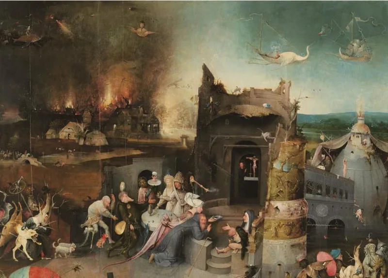 De Verzoeking - Jheronimus Bosch (Bosch500) (1000) fra Puzzelman, Flerfarvet-udgave – æske