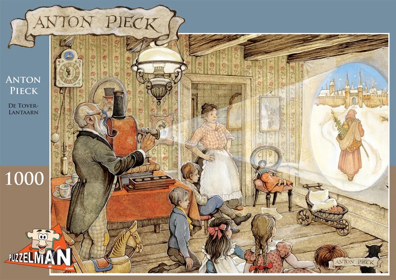 legpuzzel Anton Pieck De Toverlantaarn 1000 stukjes puzzel. från Puzzelman, utgåva Flerfärgad – kartong