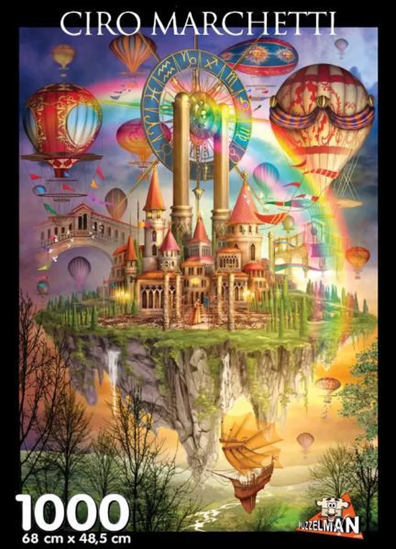Tarot Town - Ciro Marchetti (1000) de Puzzelman, édition Multicolore – boîte