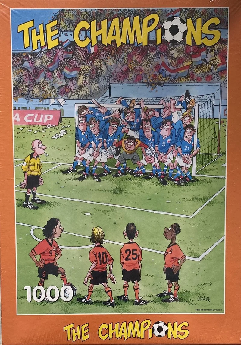 The Champions puzzel 1000 from Puzzelman, Alle kleuren edition – box