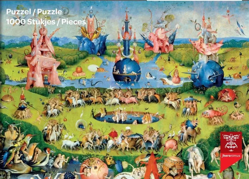 Tuin der Lusten - Jheronimus Bosch (Bosch500) (1000) van Puzzelman, editie Meerkleurig – doos