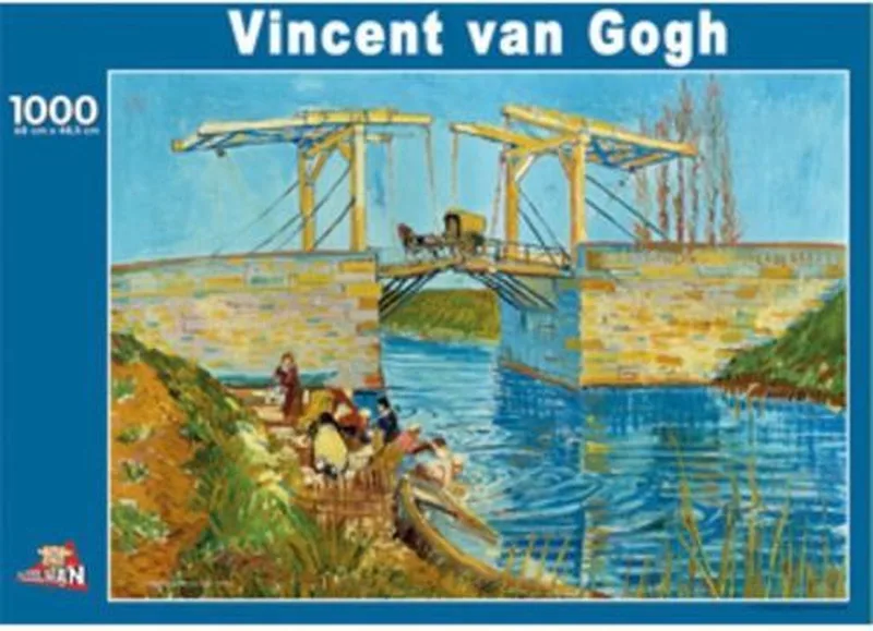 Vincent Van Gogh: De Brug Te Arles van Puzzelman, editie Blauw – doos