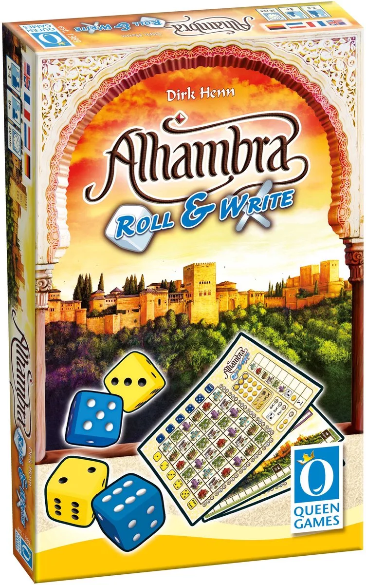 Alhambra Roll and Write Nederlands - Queen Games from Queen Games – box
