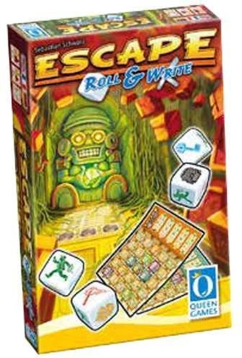 Escape Roll & Write fra Queen Games – æske