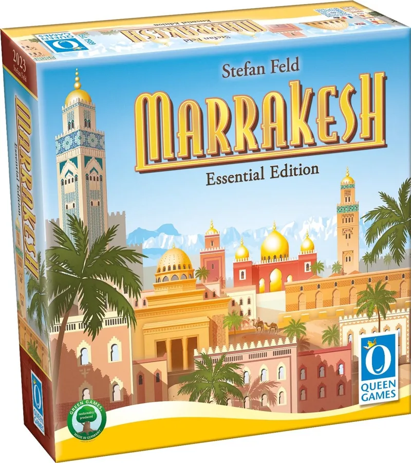 Marrakesh Bordspel: Essentiële Editie voor Strategische Avonturiers from Queen Games – box