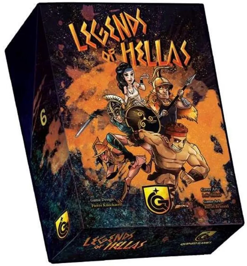 Legends of Hellas - Kaartspel (ENG) de Quined Games – boîte