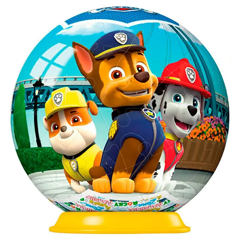 3D PAW Patrol Puzzel Rond 54 Stukjes Ravensburger 11917 from Ravensburger, Multicolour edition – box 5 of 6